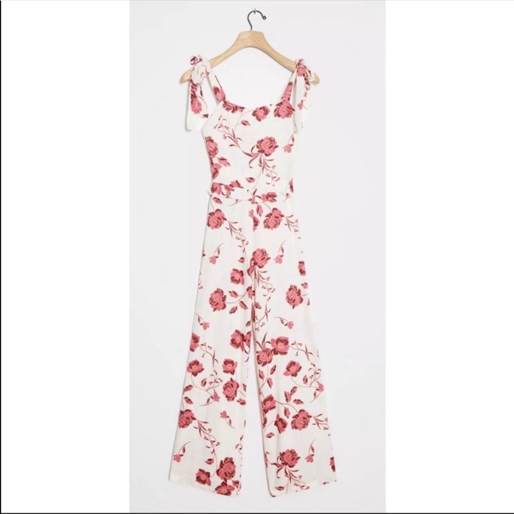 MISA Los Angelos Linen Jumpsuit.
